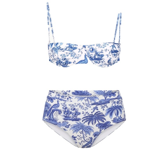 STAUD Other - STAUD Blue Toile Swim Set